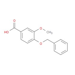 Aobchem&nbsp;4-Benzyloxy-3-methoxybenzoic acid |  ≥97% |  CAS 1486-53-9 |  C15H14O4 |  25g