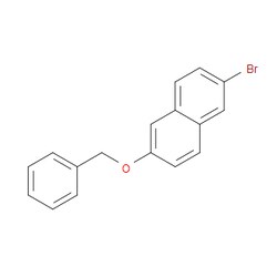 Aobchem&nbsp;2-Benzyloxy-6-bromonaphthalene |  ≥97% |  CAS 2234-45-9 |  C17H13BrO |  25g