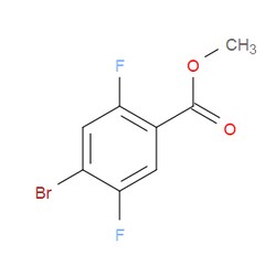 Aobchem&nbsp;Methyl 4-bromo-2 5-difluorobenzoate |  ≥97% |  CAS 1193162-21-8 |  C8H5BrF2O2 |  25g