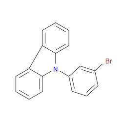 Aobchem&nbsp;9-(3-Bromophenyl)-9H-carbazole |  ≥95% |  CAS 185112-61-2 |  C18H12BrN |  25g