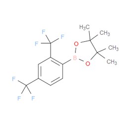 Aobchem&nbsp;2 4-Bis(trifluoromethyl)phenylboronic acid pinacol ester |  ≥97% |  CAS 1073353-65-7 |  C14H15BF6O2 |  10g