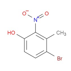 Aobchem&nbsp;2-Nitro-3-methyl-4-bromophenol |  ≥97% |  CAS 85598-12-5 |  C7H6BrNO3 |  5g