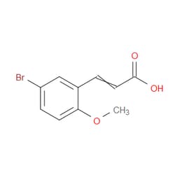 Aobchem&nbsp;3-(5-Bromo-2-methoxyphenyl)-2-propenoic acid |  ≥95% |  CAS 40803-53-0 |  C10H9BrO3 |  5g