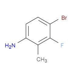 Aobchem&nbsp;4-Bromo-3-fluoro-2-methylaniline |  ≥97% |  CAS 127408-03-1 |  C7H7BrFN |  10g