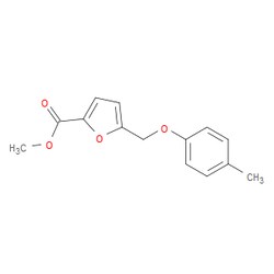 Aobchem&nbsp;Methyl 5-[(4-methylphenoxy)methyl]-2-furancarboxylate |  ≥97% |  CAS 438219-98-8 |  C14H14O4 |  10g