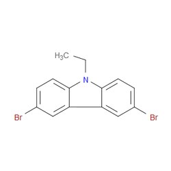 Aobchem&nbsp;3 6-Dibromo-9-ethyl-9H-carbazole |  ≥97% |  CAS 33255-13-9 |  C14H11Br2N |  5g