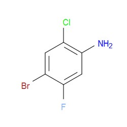 Aobchem&nbsp;4-Bromo-2-chloro-5-fluoroaniline |  ≥95% |  CAS 1000572-63-3 |  C6H4BrClFN |  1g