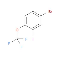Aobchem&nbsp;4-Bromo-2-iodo-1-(trifluoromethoxy)benzene |  ≥95% |  CAS 154065-33-5 |  C7H3BrF3IO |  25g