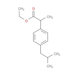 Aobchem&nbsp;Ethyl 2-(4-isobutylphenyl)propanoate |  ≥97% |  CAS 41283-72-1 |  C15H22O2 |  250mg