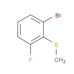 Aobchem&nbsp;2-Bromo-6-fluorothioanisole |  ≥97% |  CAS 1370025-53-8 |  C7H6BrFS |  1g