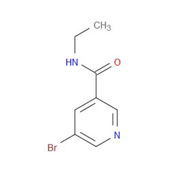 Aobchem&nbsp;5-Bromo-N-ethylnicotinamide |  ≥97% |  CAS 173999-48-9 |  C8H9BrN2O |  25g