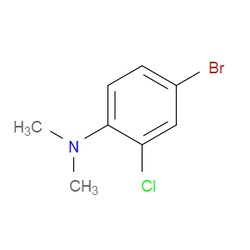 Aobchem&nbsp;4-Bromo-2-chloro-N N-dimethylaniline |  ≥97% |  CAS 50638-51-2 |  C8H9BrClN |  500mg
