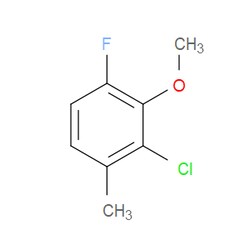 Aobchem&nbsp;2-Chloro-6-fluoro-3-methylanisole |  ≥97% |  CAS 261762-79-2 |  C8H8ClFO |  25g