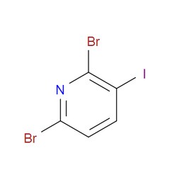 Aobchem&nbsp;2 6-Dibromo-3-iodopyridine |  ≥97% |  CAS 1032582-80-1 |  C5H2Br2IN |  1g