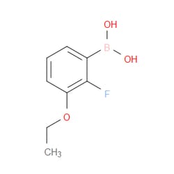 Aobchem&nbsp;3-Ethoxy-2-fluorophenylboronic acid |  ≥97% |  CAS 855230-61-4 |  C8H10BFO3 |  10g