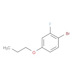 Aobchem&nbsp;1-Bromo-2-fluoro-4-propoxybenzene |  ≥97% |  CAS 1242070-96-7 |  C9H10BrFO |  5g