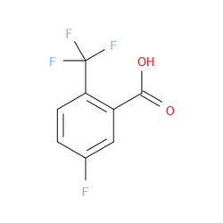 Aobchem&nbsp;5-Fluoro-2-(trifluoromethyl)benzoic acid |  ≥95% |  CAS 654-99-9 |  C8H4F4O2 |  25g