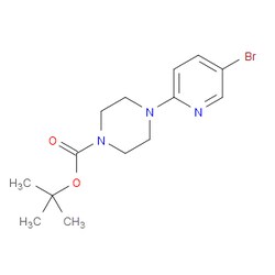 Aobchem&nbsp;5-Bromo-2-(4-tert-butoxycarbonylpiperazin-1-yl)pyridine |  ≥97% |  CAS 153747-97-8 |  C14H20BrN3O2 |  25g