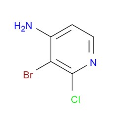 Aobchem&nbsp;4-Amino-3-bromo-2-chloropyridine |  ≥97% |  CAS 215364-85-5 |  C5H4BrClN2 |  25g