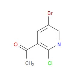 Aobchem&nbsp;1-(5-Bromo-2-chloropyridin-3-yl)ethanone |  ≥95% |  CAS 886365-47-5 |  C7H5BrClNO |  5g