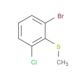 Aobchem&nbsp;2-Bromo-6-chlorothioanisole |  ≥97% |  CAS 1370025-57-2 |  C7H6BrClS |  10g