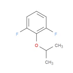 Aobchem&nbsp;1 3-Difluoro-2-(1-methylethoxy)benzene |  ≥97% |  CAS 1219020-68-4 |  C9H10F2O |  10g