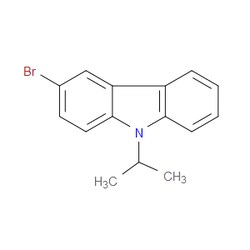 Aobchem&nbsp;3-Bromo-9-isopropyl-9H-carbazole |  ≥97% |  CAS 55141-68-9 |  C15H14BrN |  10g