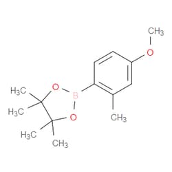 Aobchem&nbsp;2-(4-Methoxy-2-methylphenyl)-4 4 5 5-tetramethyl-1 3 2-dioxaborolane |  ≥97% |  CAS 214360-68-6 |  C14H21BO3 |  1g