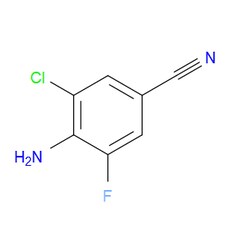 Aobchem&nbsp;4-Amino-3-chloro-5-fluorobenzonitrile |  ≥97% |  CAS 1147558-43-7 |  C7H4ClFN2 |  25g