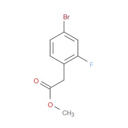 Aobchem&nbsp;Methyl 2-(4-bromo-2-fluorophenyl)acetate |  ≥97% |  CAS 193290-19-6 |  C9H8BrFO2 |  5g