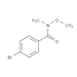 Aobchem&nbsp;4-Bromo-N-methoxy-N-methylbenzamide |  ≥97% |  CAS 192436-83-2 |  C9H10BrNO2 |  10g