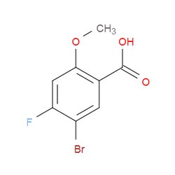 Aobchem&nbsp;5-Bromo-4-fluoro-2-methoxybenzoic acid |  ≥97% |  CAS 95383-26-9 |  C8H6BrFO3 |  25g