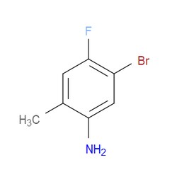 Aobchem&nbsp;5-Bromo-4-fluoro-2-methylaniline |  ≥95% |  CAS 627871-16-3 |  C7H7BrFN |  25g