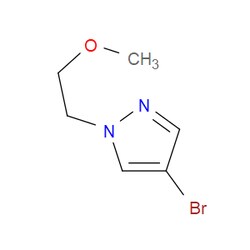 Aobchem&nbsp;4-Bromo-1-(2-methoxyethyl)-1H-pyrazole |  ≥97% |  CAS 847818-49-9 |  C6H9BrN2O |  1g
