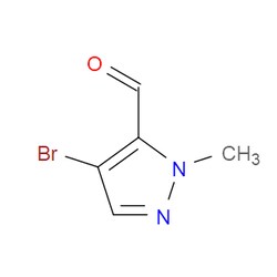 Aobchem&nbsp;4-Bromo-1-methyl-1H-pyrazole-5-carbaldehyde |  ≥97% |  CAS 473528-88-0 |  C5H5BrN2O |  10g