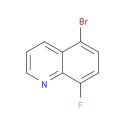 Aobchem&nbsp;5-Bromo-8-fluoroquinoline |  ≥97% |  CAS 1133115-78-2 |  C9H5BrFN |  10g