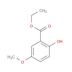 Aobchem&nbsp;Ethyl 2-hydroxy-5-methoxybenzoate |  ≥97% |  CAS 22775-40-2 |  C10H12O4 |  250mg