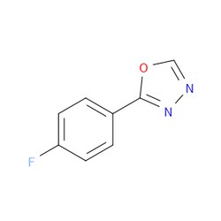 Aobchem&nbsp;2-(4-Fluorophenyl)-1 3 4-oxadiazole |  ≥97% |  CAS 595567-05-8 |  C8H5FN2O |  5g