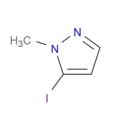 Aobchem&nbsp;5-Iodo-1-methyl-1H-pyrazole |  ≥97% |  CAS 34091-51-5 |  C4H5IN2 |  25g