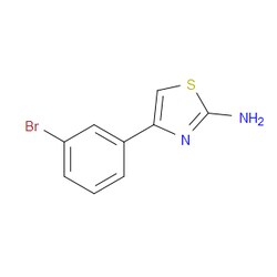 Aobchem&nbsp;4-(3-Bromophenyl)thiazol-2-amine |  ≥95% |  CAS 105512-81-0 |  C9H7BrN2S |  5g