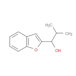 Aobchem&nbsp;1-(Benzofuran-2-yl)-2-methylpropan-1-ol |  ≥97% |  CAS 261785-45-9 |  C12H14O2 |  500mg