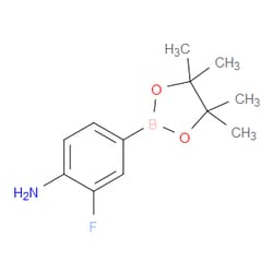 Aobchem&nbsp;4-Amino-3-fluorophenylboronic acid  pinacol ester |  95% |  CAS 819058-34-9 |  C12H17BFNO2 |  10g