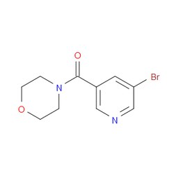 Aobchem&nbsp;(5-Bromopyridin-3-yl)-morpholin-4-yl-methanone |  ≥97% |  CAS 342013-81-4 |  C10H11BrN2O2 |  10g