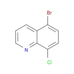 Aobchem&nbsp;5-Bromo-8-chloroquinoline |  ≥97% |  CAS 927800-41-7 |  C9H5BrClN |  10g