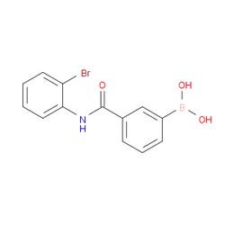 Aobchem&nbsp;3-(2-Bromophenylcarbamoyl)phenylboronic acid |  ≥97% |  CAS 874288-30-9 |  C13H11BBrNO3 |  25g