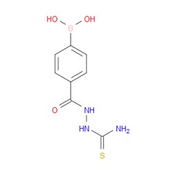Aobchem&nbsp;4-(2-Carbamothioylhydrazinecarbonyl)phenylboronic acid |  ≥97% |  CAS 957060-76-3 |  C8H10BN3O3S |  1g