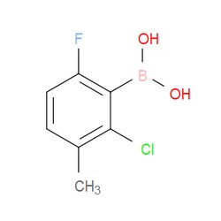 Aobchem&nbsp;2-Chloro-6-fluoro-3-methylphenylboronic acid |  ≥97% |  CAS 352535-85-4 |  C7H7BClFO2 |  25g