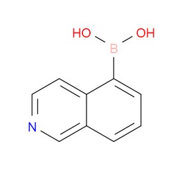 Aobchem&nbsp;Isoquinoline-5-boronic acid |  ≥97% |  CAS 371766-08-4 |  C9H8BNO2 |  25g