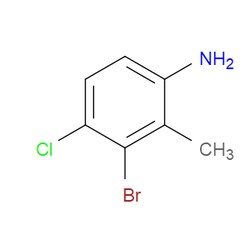 Aobchem&nbsp;3-Bromo-4-chloro-2-methylaniline |  ≥97% |  CAS 1936457-95-2 |  C7H7BrClN |  1g