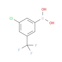 Aobchem&nbsp;3-Chloro-5-(trifluoromethyl)phenylboronic acid |  ≥97% |  CAS 1160561-31-8 |  C7H5BClF3O2 |  25g